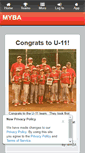 Mobile Screenshot of mortonyouthbaseball.org